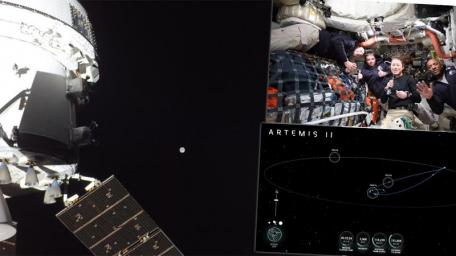 Ay yolculuğundan canlı yayın